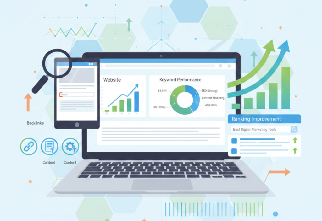 SEO importance and strategies concept overview for websites